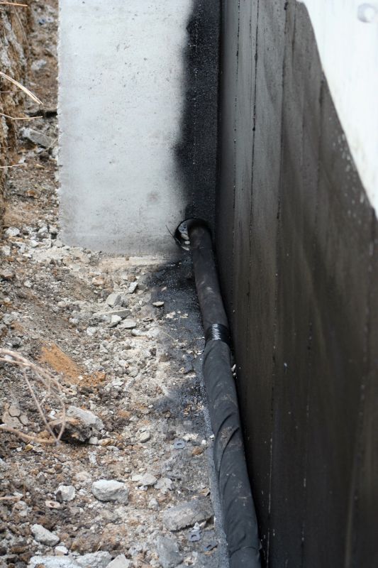 Exterior Drain Installation